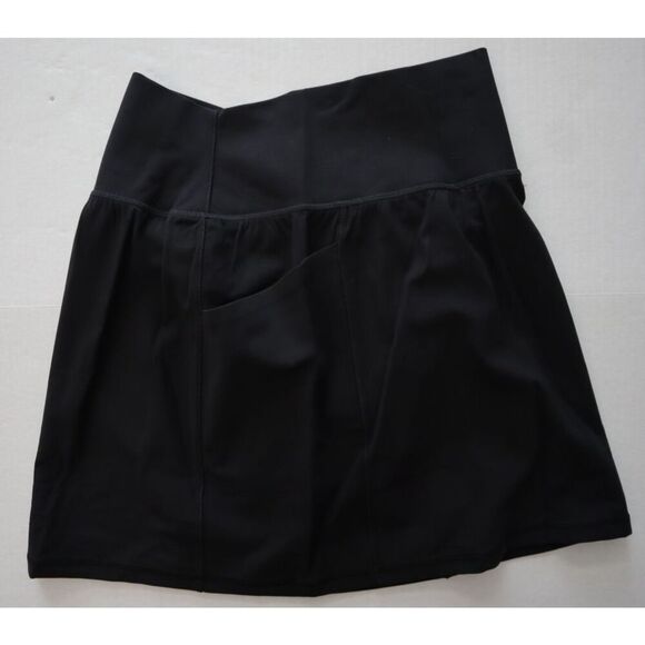 Athleta 837435 Women's Sz XS Black Salutation Stash 16 1/2 Skirt Skort - Picture 8 of 12
